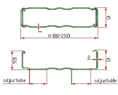 Xiamen Gi, Cold Rolled Steel, Hot Steel Box Beam Roller Former